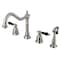 Kingston Brass KS1798PKLBS Widespread Kitchen Faucet, Brushed Nickel KS1798PKLBS - alternate 1